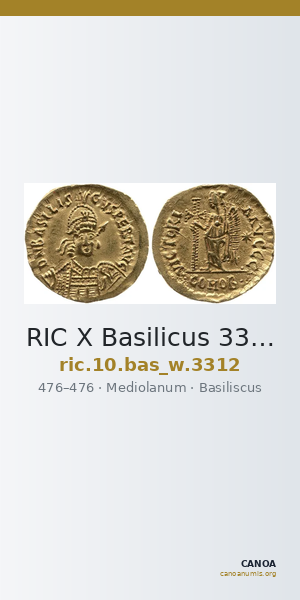 RIC X Basilicus 3312 — CANOA