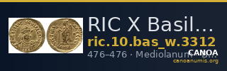 RIC X Basilicus 3312 — CANOA