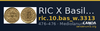 RIC X Basilicus 3313 — CANOA