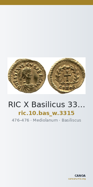 RIC X Basilicus 3315 — CANOA