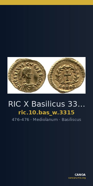 RIC X Basilicus 3315 — CANOA