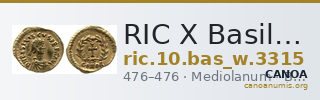 RIC X Basilicus 3315 — CANOA