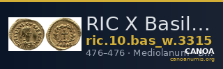 RIC X Basilicus 3315 — CANOA