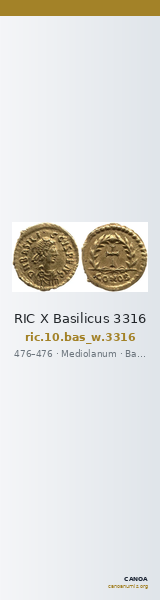 RIC X Basilicus 3316 — CANOA