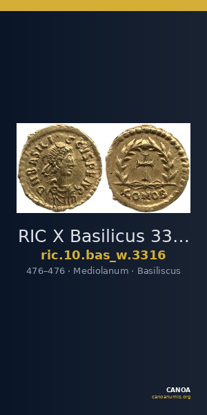 RIC X Basilicus 3316 — CANOA