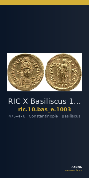 RIC X Basiliscus 1003 — CANOA