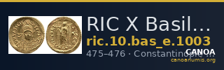 RIC X Basiliscus 1003 — CANOA