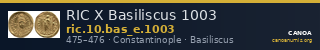 RIC X Basiliscus 1003 — CANOA