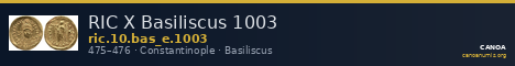 RIC X Basiliscus 1003 — CANOA