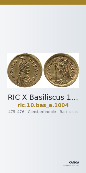 RIC X Basiliscus 1004 — CANOA