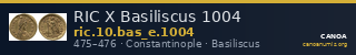 RIC X Basiliscus 1004 — CANOA