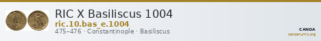 RIC X Basiliscus 1004 — CANOA