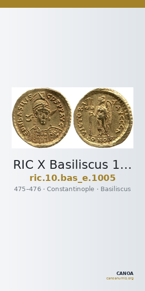 RIC X Basiliscus 1005 — CANOA