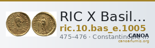 RIC X Basiliscus 1005 — CANOA