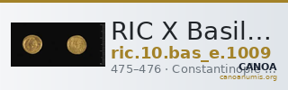 RIC X Basiliscus 1009 — CANOA