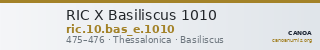 RIC X Basiliscus 1010 — CANOA
