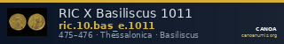 RIC X Basiliscus 1011 — CANOA