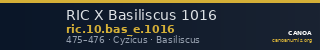 RIC X Basiliscus 1016 — CANOA