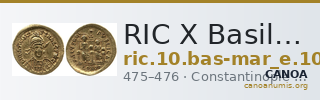 RIC X Basiliscus and Marcus 1022 — CANOA