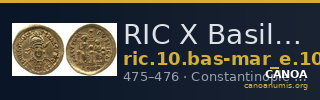 RIC X Basiliscus and Marcus 1022 — CANOA