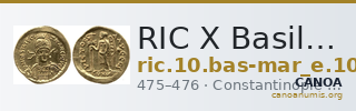 RIC X Basiliscus and Marcus 1024 — CANOA
