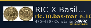 RIC X Basiliscus and Marcus 1024 — CANOA