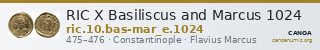 RIC X Basiliscus and Marcus 1024 — CANOA