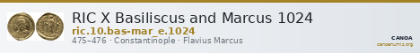 RIC X Basiliscus and Marcus 1024 — CANOA