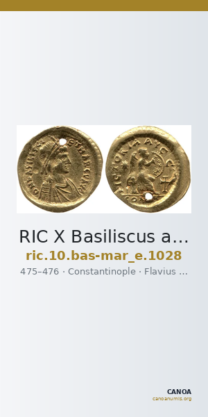 RIC X Basiliscus and Marcus 1028 — CANOA