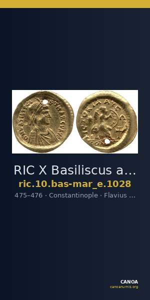 RIC X Basiliscus and Marcus 1028 — CANOA