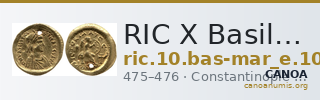 RIC X Basiliscus and Marcus 1028 — CANOA