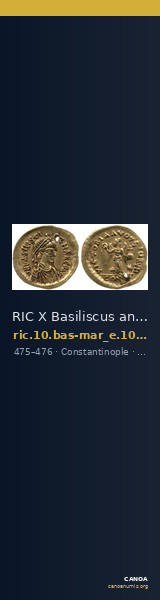 RIC X Basiliscus and Marcus 1030 — CANOA