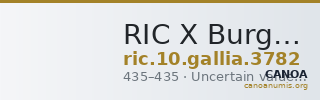 RIC X Burgundians or Franks 3782 — CANOA