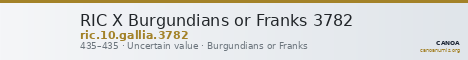 RIC X Burgundians or Franks 3782 — CANOA