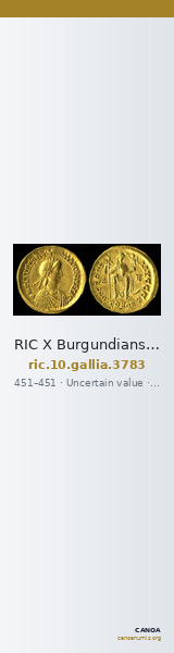 RIC X Burgundians or Franks 3783 — CANOA