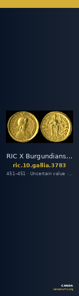 RIC X Burgundians or Franks 3783 — CANOA