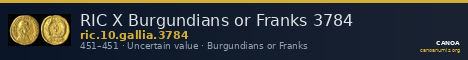 RIC X Burgundians or Franks 3784 — CANOA