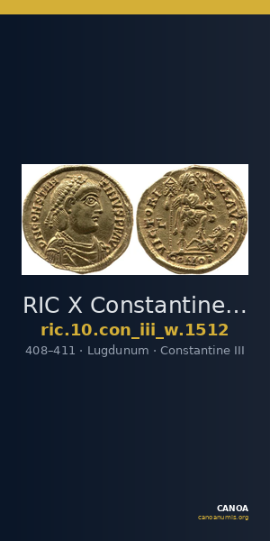 RIC X Constantine III 1512 — CANOA
