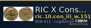 RIC X Constantine III 1512 — CANOA
