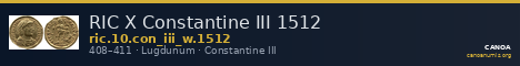 RIC X Constantine III 1512 — CANOA