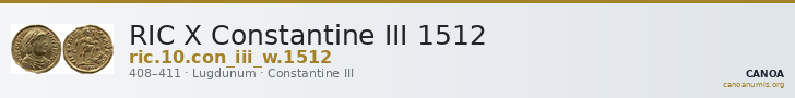 RIC X Constantine III 1512 — CANOA