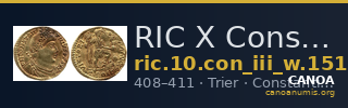 RIC X Constantine III 1515 — CANOA