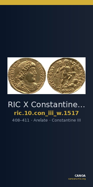 RIC X Constantine III 1517 — CANOA