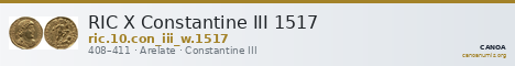 RIC X Constantine III 1517 — CANOA