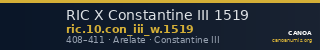 RIC X Constantine III 1519 — CANOA