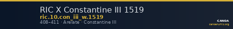 RIC X Constantine III 1519 — CANOA