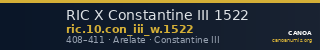 RIC X Constantine III 1522 — CANOA