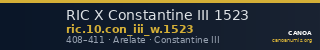 RIC X Constantine III 1523 — CANOA