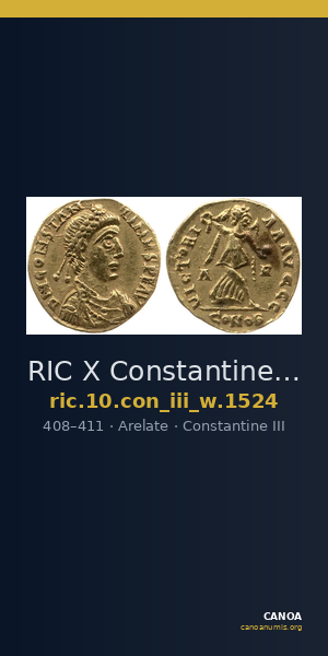 RIC X Constantine III 1524 — CANOA