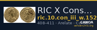 RIC X Constantine III 1524 — CANOA